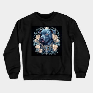 Majestic Blue Pit Bull Crewneck Sweatshirt